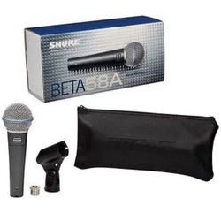 Brand new, factory-sealed Shure Beta 58A vocal microphone