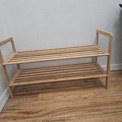 Bamboo Shoe Rack