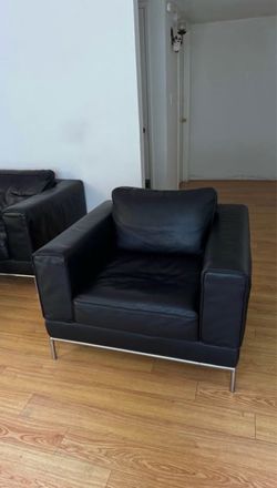 Vintage IKEA Arild Leather Armchair Couch