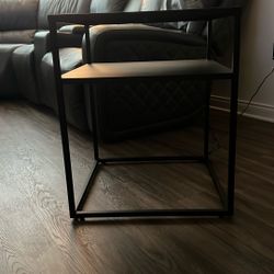 Black Metal Side Table