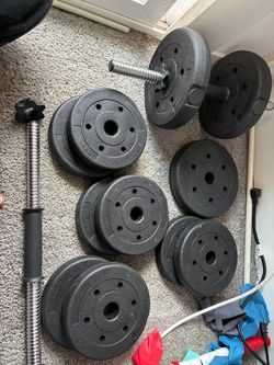 Adjustable Dumbbell FULL Set with Weight Plates