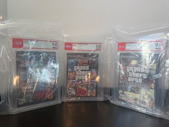 PSA 9.8 GTA PS2 Trilogy Graded Lot