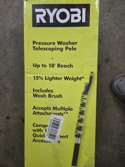 Ryobi Telescoping Pressure Washing Pole