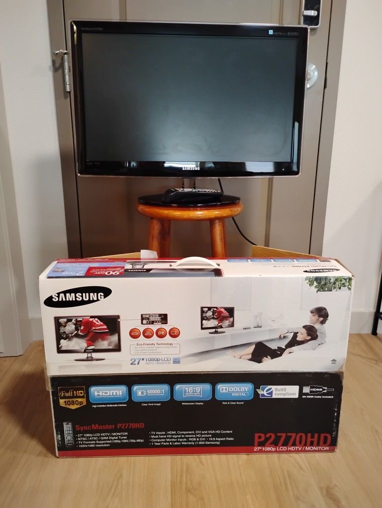 Samsung 27" TV (LCD) purchased 2010