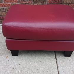 Red Ottoman 