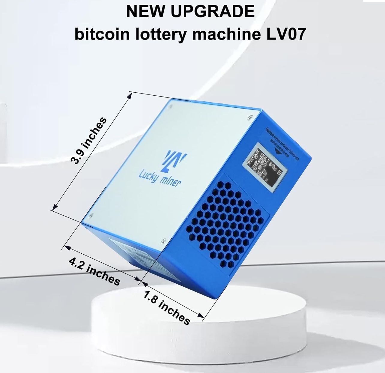 Bitcoins Miner LV07 BTC Mining Crypto Lotto Device Asic Chip WiFi SHA GH/S  BM1366 Micro