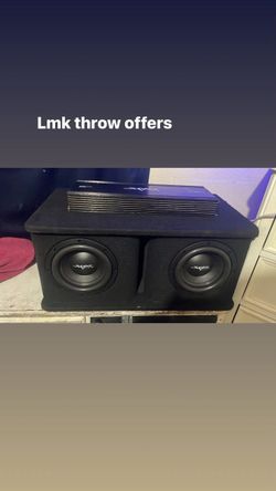 Skar 2 8s with box n amp