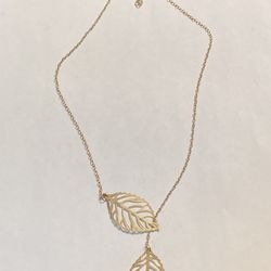 Fashion Jewelry Leaf Necklace 