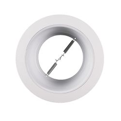 NICOR 6 in. White Recessed R40 Baffle Trim - 6 Pack