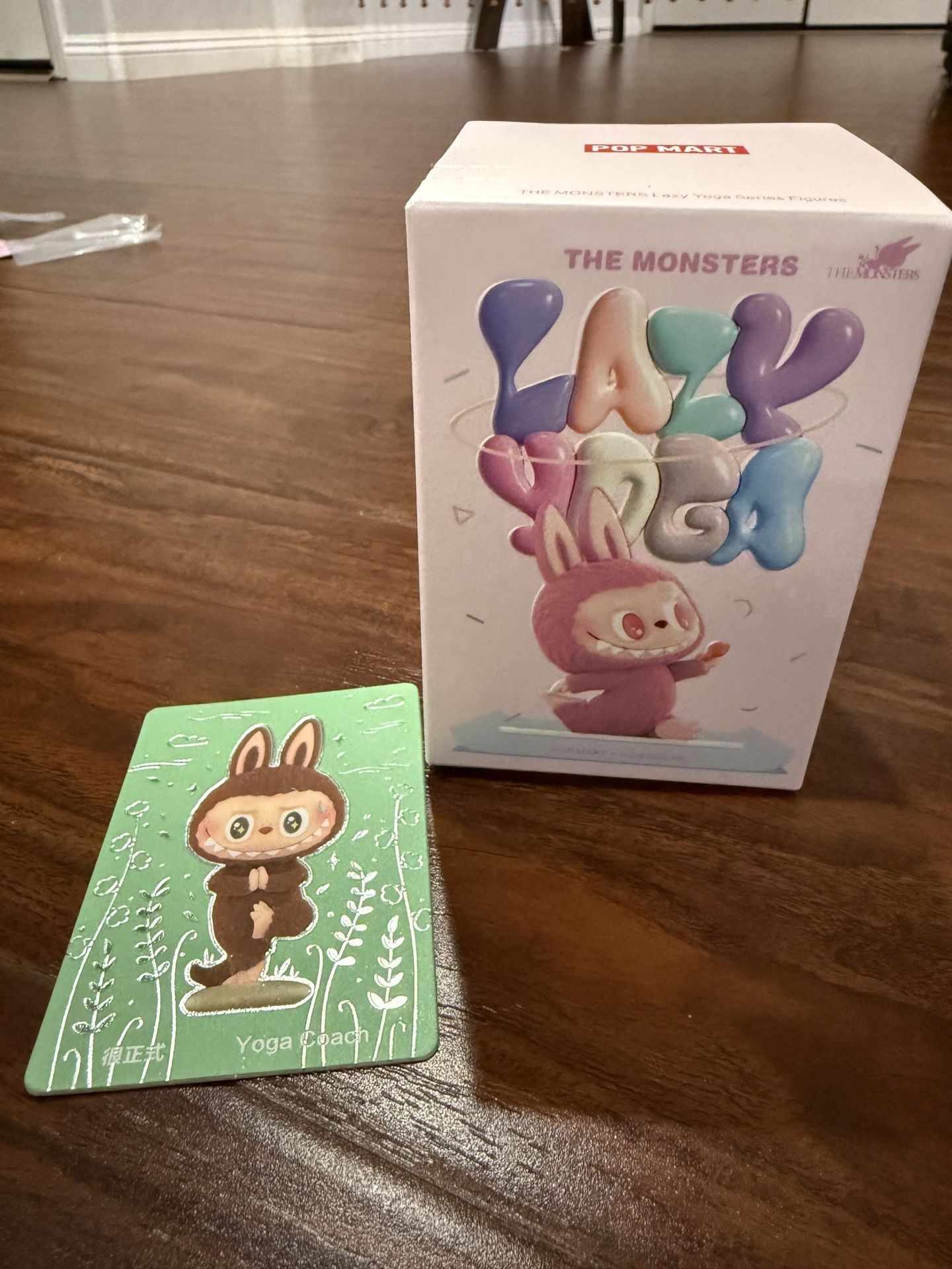 Popmart The Monsters Lazy Yoga Secret Character Yoga Coach