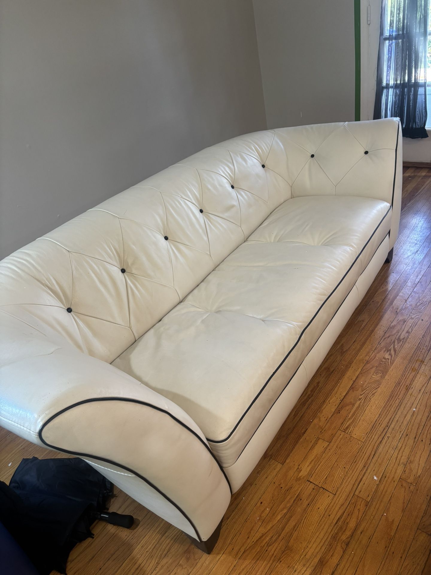 Real Italian Leather Couch