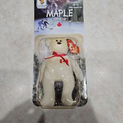 TY Beanie Baby  Maple The Bear Rare