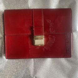  Miu Miu Red Patent Leather Clutch