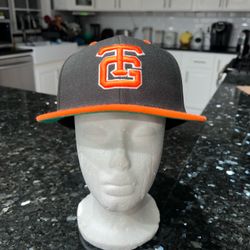 Tokyo Giants Baseball Hat Size 7 1/4 Black Orange Ebbetsfield Flannels Yomiuri