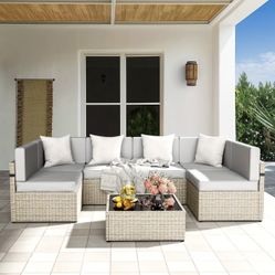 Brand New Patio Sectional Outdoor Furniture Set 