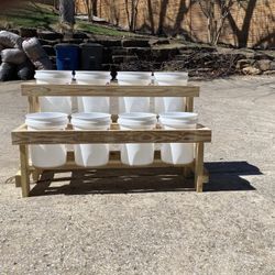 Portable bucket garden - Includes Buckets