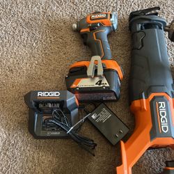 Ridgid 18v Power Tools Like New 