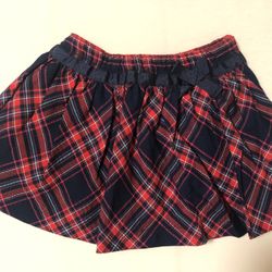 Nautica Girl Red And Navy Skirt Size 2T