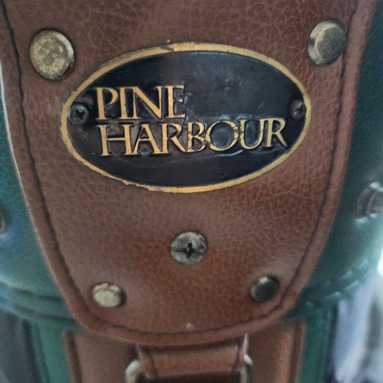 MIXED GOLF CLUBS AND BAG AND CLUB COVERS