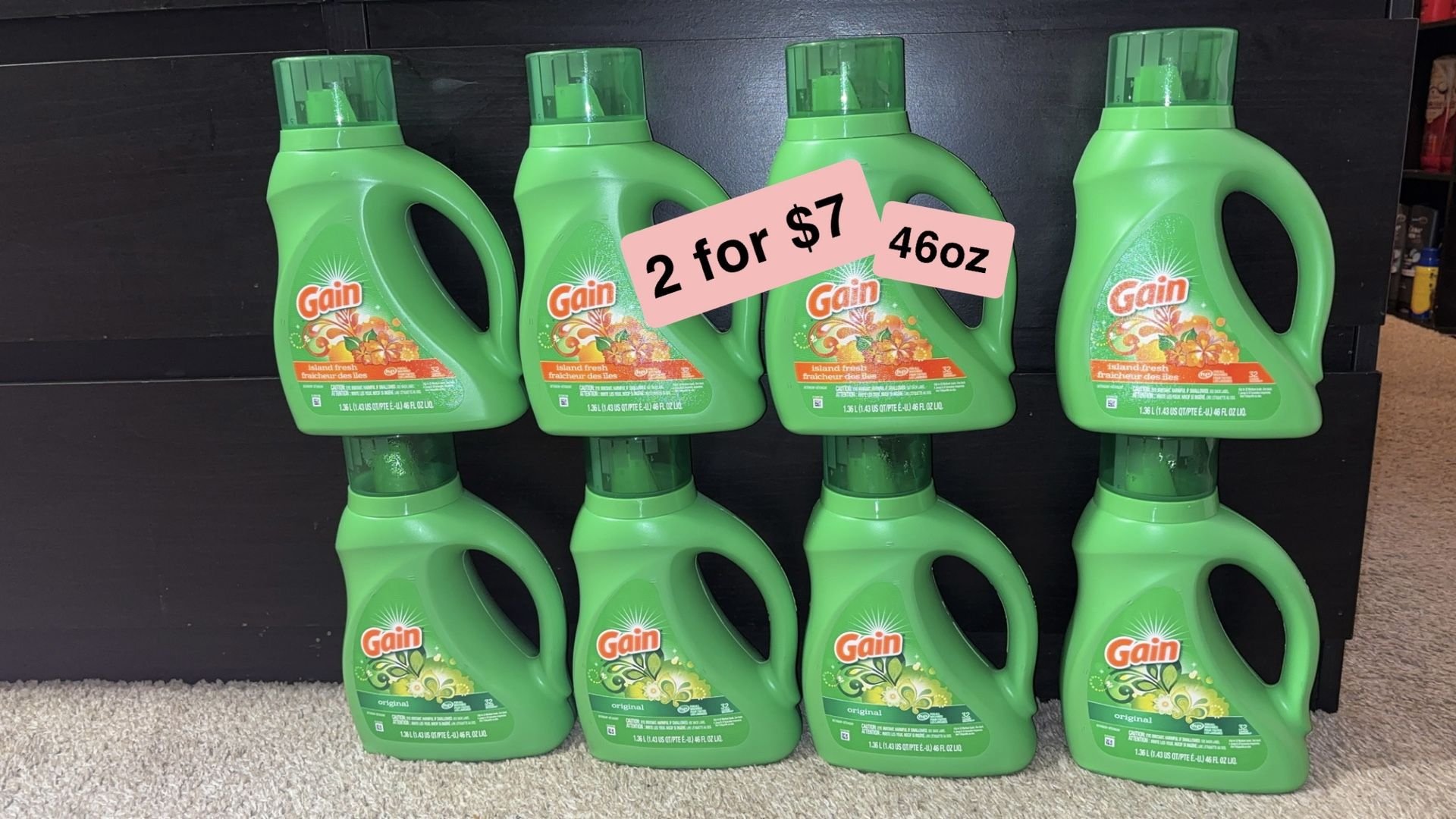 Gain Detergent 46 Oz