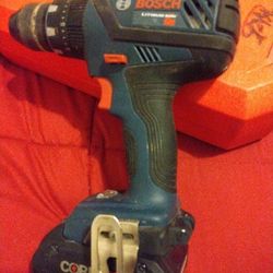 Bosch 18v 3-spd Drill (Hammer Drill Setting) With Battery No Charger