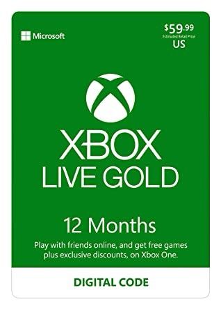 Xbox Live Gold 12 Months