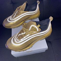 Gold Air Max (size 12Mens)