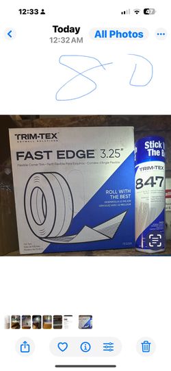 TRIM-TEX DRYWALL SOLUTIONS 411520 13 FAST EDGE 3.25” + TRIM-TEX DRYWALL SOLUTIONS 847
