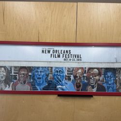 Original New Orleans Film Festival Poster 2015 Art Print