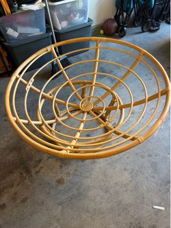 Rattan Papasan Chair (Frame Only)