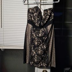 Lacey Black/beige Dress