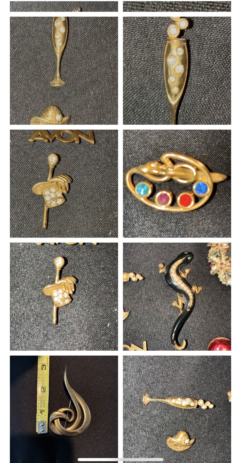 Vintage Avon Brooches