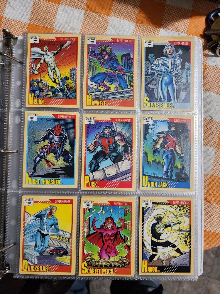 1990 Marvel Cards. 1-160