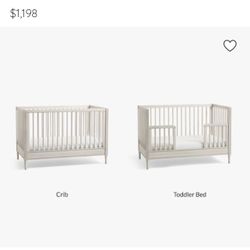 Baby Crib With Dresser And Changing Topper