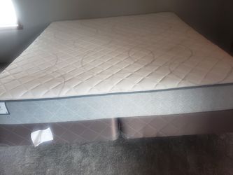 King size Mattress, Box Spring  