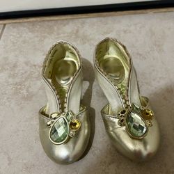 Disney Princess Tiana Costume Kids Girl Shoes Size 9/10