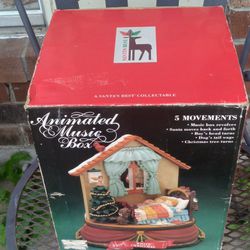 Vintage 1990's Animated Musical Box 