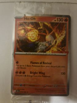 Gamestop Ho-Oh Promo, still sealed