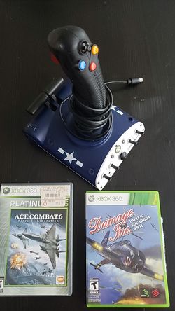 Xbox 360 flying controller with games