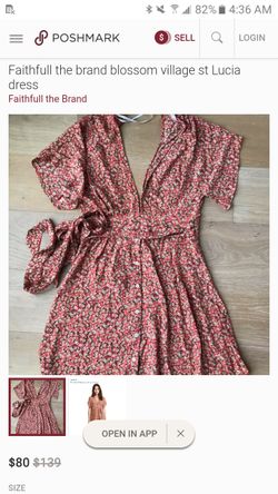 Faithfull the brand blossom dress size small $20