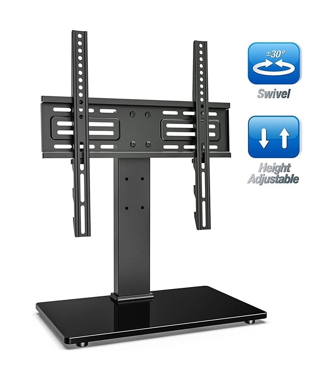 Universal Swivel TV Stand for 27-55 inch TVs Height Adjustable