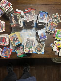 Baseball Cards Mix Of Cards From 80s And 90s