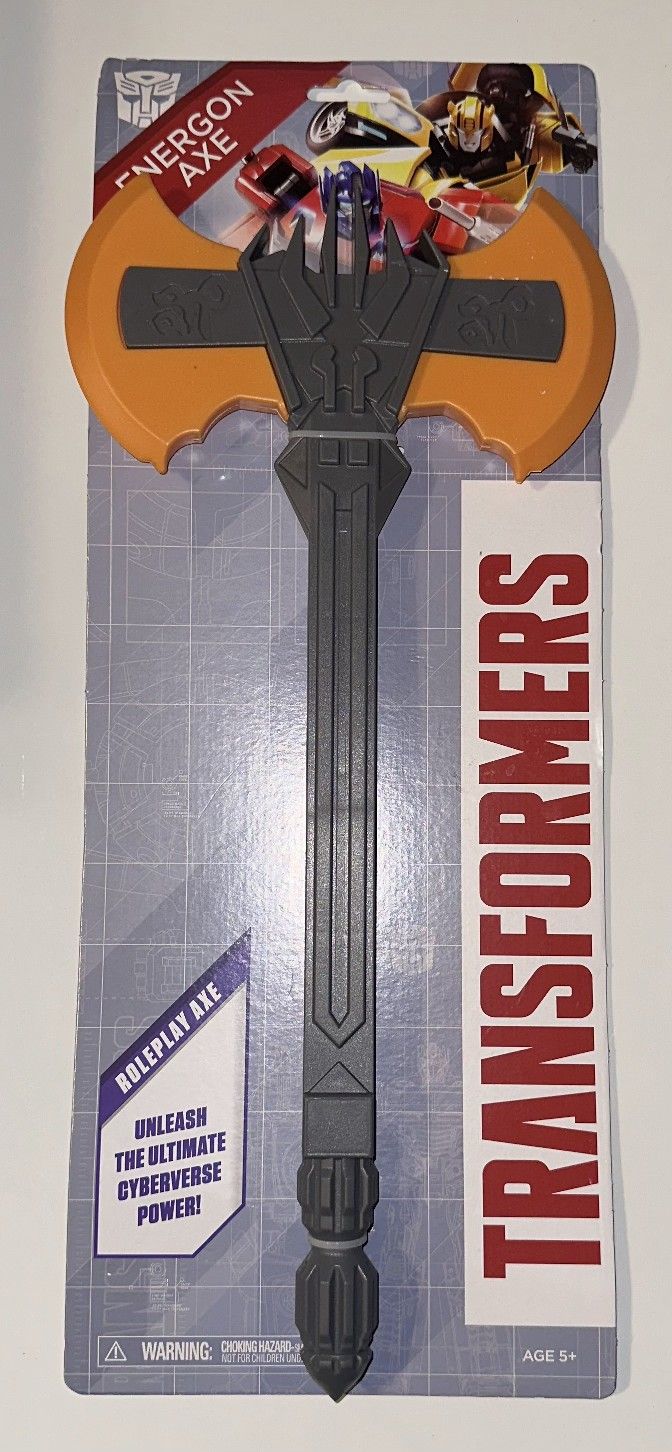 Transformers Energon Plastic Weapon Toy Role Play Sword Axe Pretend 50cm NIB