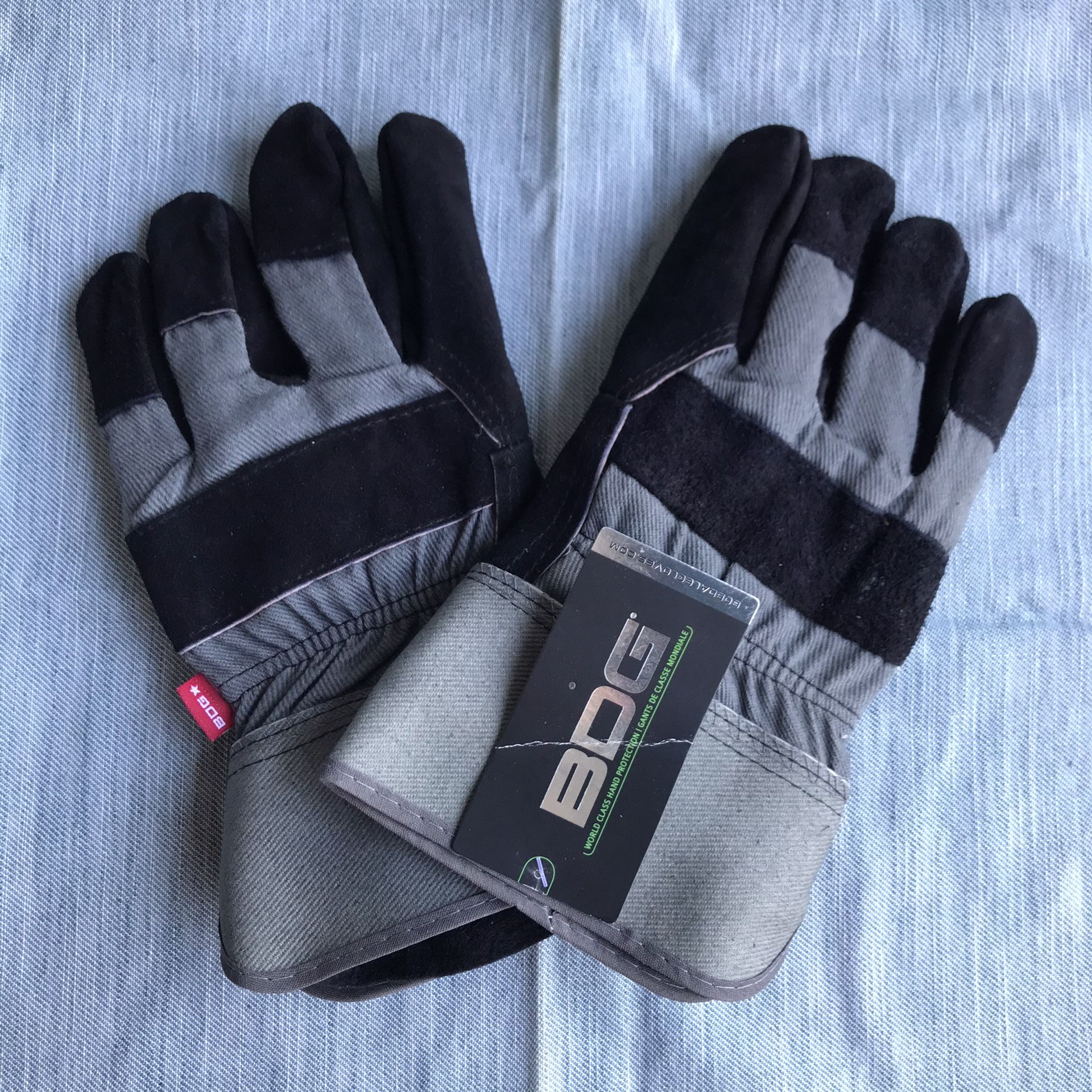 XL Leather Work Gloves