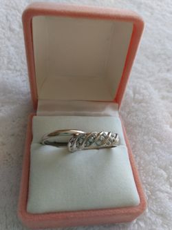 14k White Gold Diamond ring Set