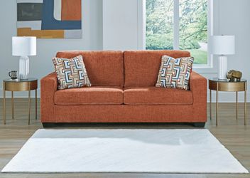 Aviemore Sofa – Burnt Orange Accent Sofa