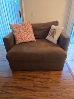 Oversized Brown Chair (49in x 49in)