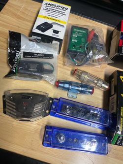 Car audio cables & fuses