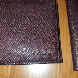 Coach New York Leather Bifold Wallet