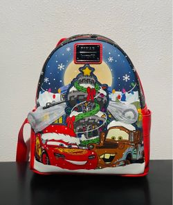Loungefly Disney Pixar Cars Holiday Light-Up Mini Backpack